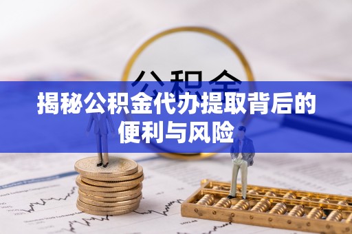 海珠揭秘公积金代办提取背后的便利与风险
