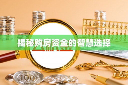 海珠揭秘购房资金的智慧选择