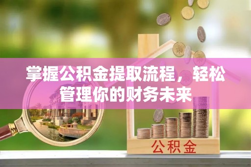 海珠掌握公积金提取流程，轻松管理你的财务未来