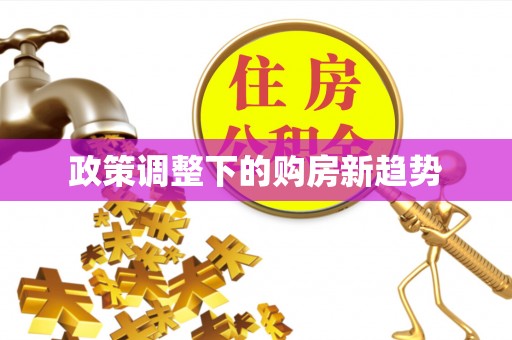 海珠政策调整下的购房新趋势